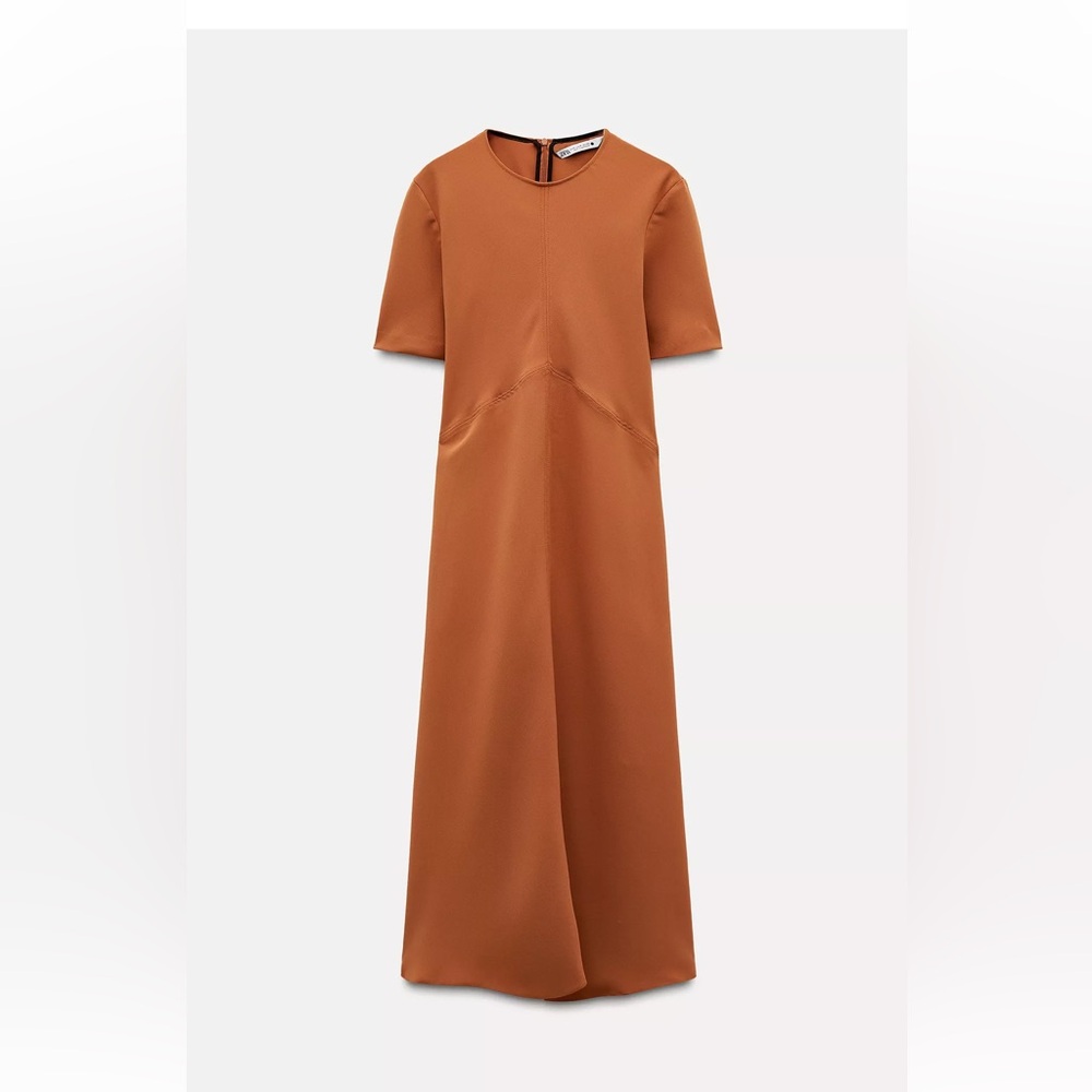 Mid Swing Midi Dress ZW Collection Zara Dress